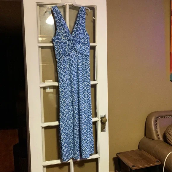 Jon and Anna | Dresses | Jon And Anna Turquoise And White Maxi Dress |  Poshmark